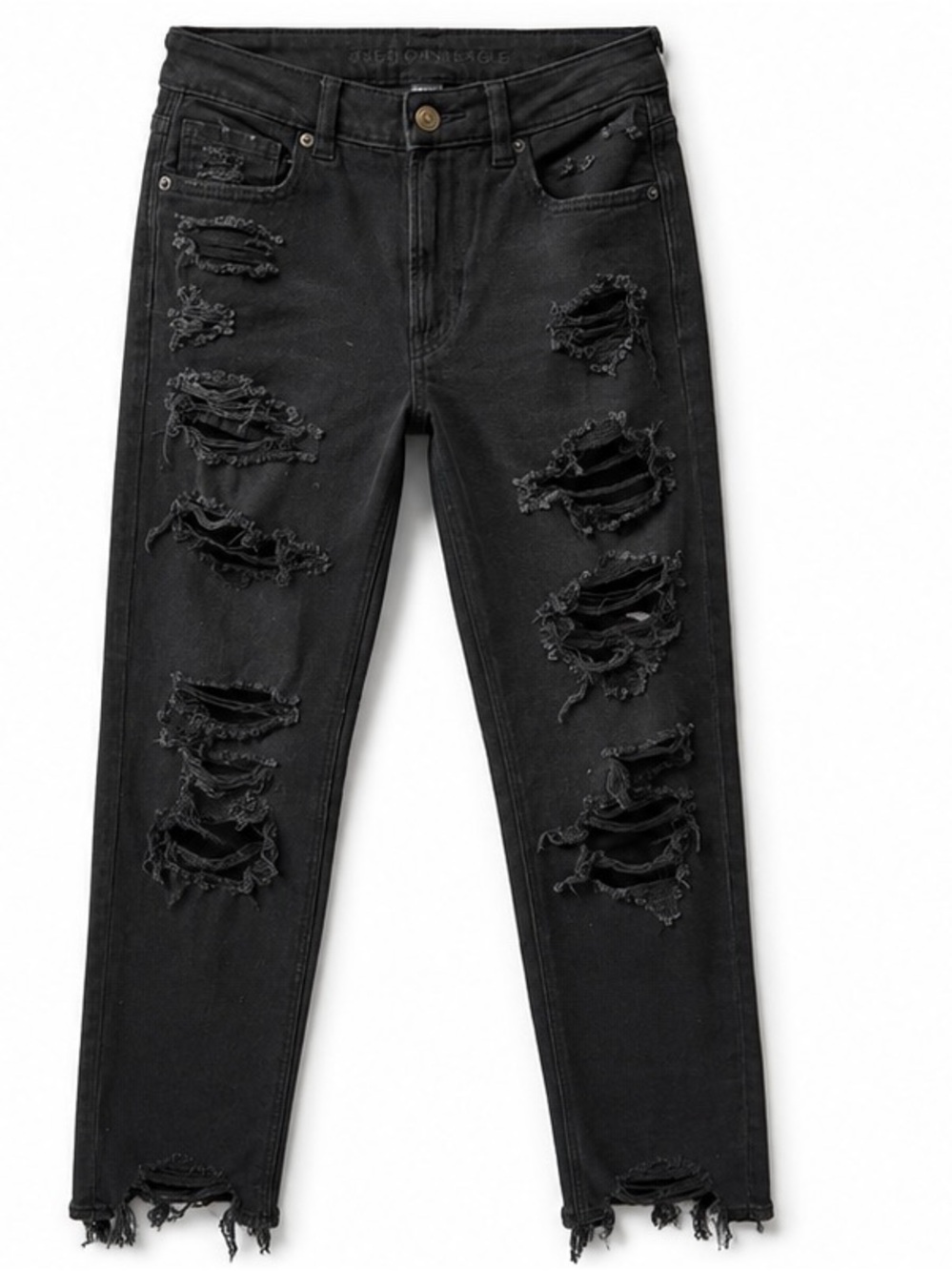 Black Distressed Women’s Jeans